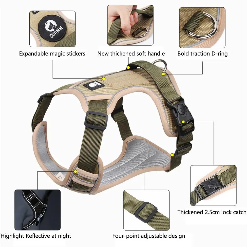 CalmWalk™ – Harnais Anti-Traction Confort & Sécurité