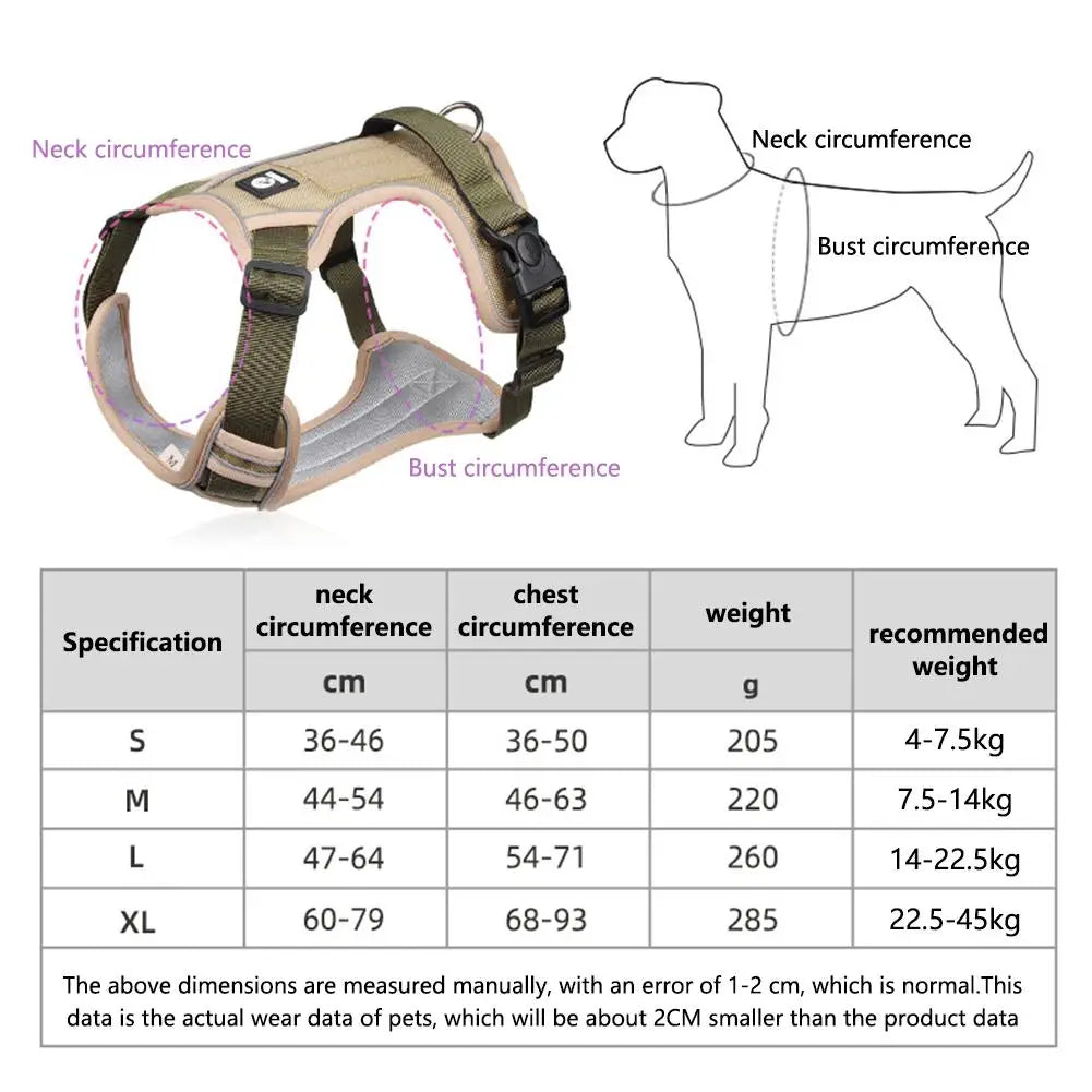 CalmWalk™ – Harnais Anti-Traction Confort & Sécurité
